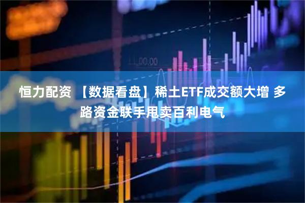 恒力配资 【数据看盘】稀土ETF成交额大增 多路资金联手甩卖百利电气