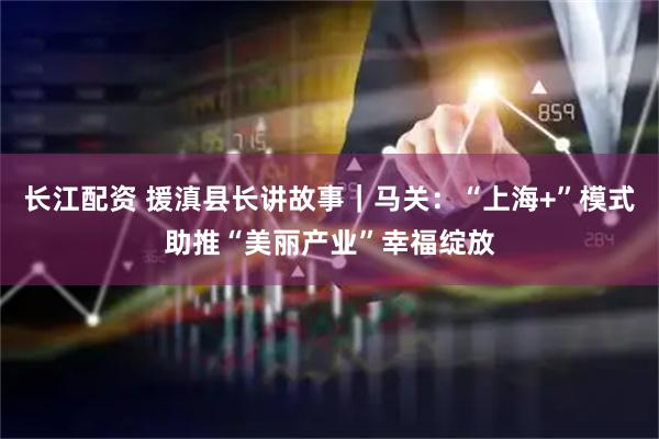 长江配资 援滇县长讲故事｜马关：“上海+”模式助推“美丽产业”幸福绽放