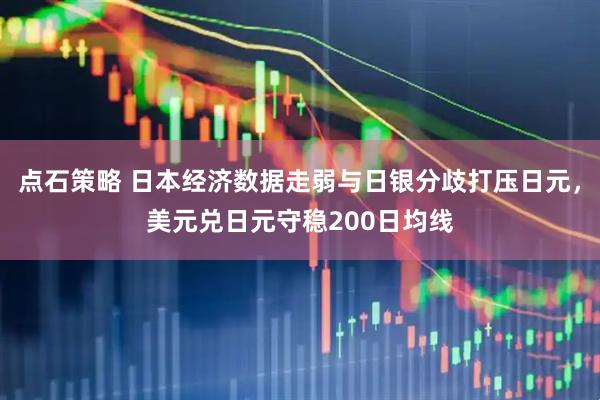 点石策略 日本经济数据走弱与日银分歧打压日元，美元兑日元守稳200日均线