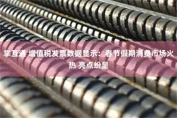 掌互通 增值税发票数据显示：春节假期消费市场火热 亮点纷呈